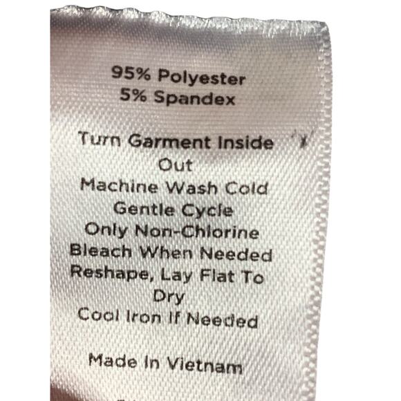 1X Talbots Woman Black White Print Tank Sleeveless Shirt - Picture 9 of 9